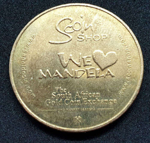 2013 Token - Scoin Shop Nelson Mandela -A LONG WALK TO FREEDOM