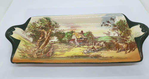 Vintage Royal Doulton Rustic England D5694 Tray Regd Australia .16306/7/8