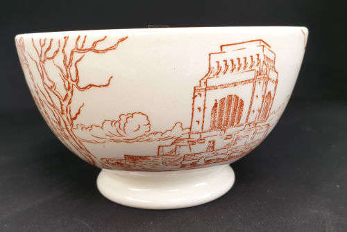 1838-1938 Voortrekker eeufees Commemorative Bowl - Pretoria made in Holland 65x110