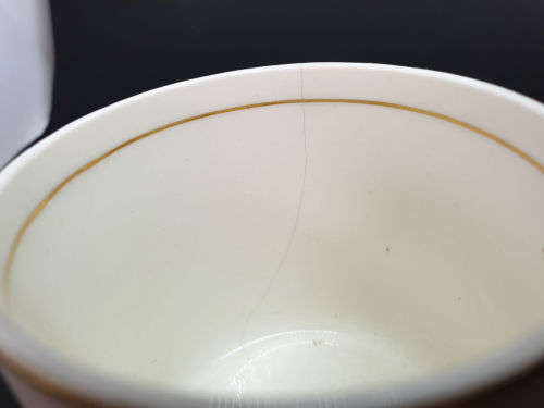 2 Vintage Mid winter June 2nd 1953 Elizabeth II Coronation Cups - One Cracked