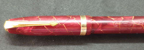 Vintage 1950's Conway Stewart 84 Fountain Pen 14kt gold nib is bend ..see photos