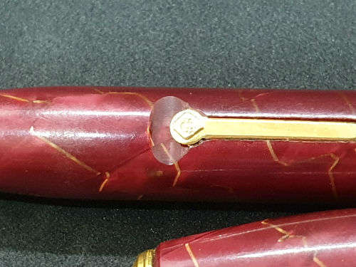 Vintage 1950's Conway Stewart 84 Fountain Pen 14kt gold nib is bend ..see photos