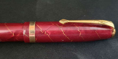 Vintage 1950's Conway Stewart 84 Fountain Pen 14kt gold nib is bend ..see photos