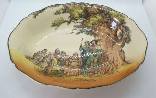 Vintage Royal Doulton The Greenwood Tree Bowl 55x281x130mm