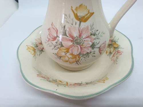 Vintage 1980's St Michael ANAMONE Jug and Bowl 2158/5695 made in ENGLAND