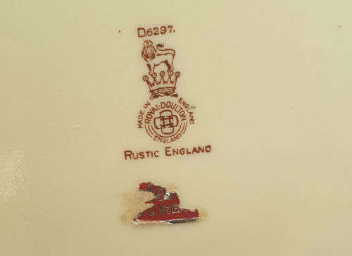 Large Vintage Royal Doulton `Rustic England` D6297 - Charger Plate 342mm