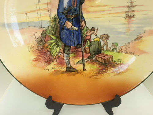 Large Vintage Royal Doulton 'Treasure Island' D6376 -  Long John Silver Charger Plate 342mm