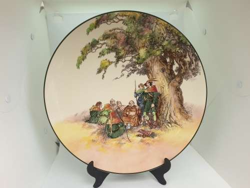 Large Vintage Royal Doulton `The Greenwood Tree`D6341 Charger Plate 342mm