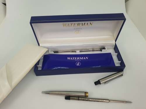 Waterman Ballpoint Pen In box with extra refill  (personalized)