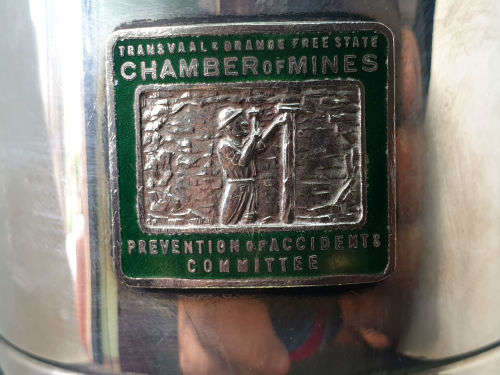Vintage Transvaal and Orange Free State  Chamber of Mines Prevention of accidents Committee Trophy