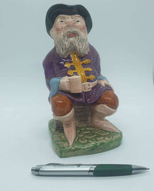 Vintage Melba Ware 'The Tale Teller' Toby Jug H.Wain and sons Stroke-on-Trent England 200x100x155mm