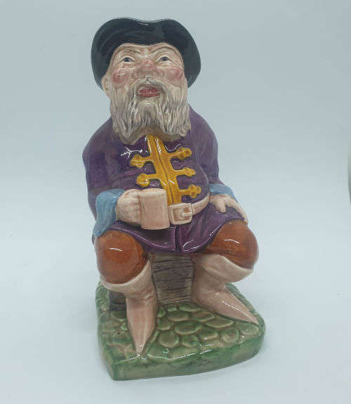 Vintage Melba Ware 'The Tale Teller' Toby Jug H.Wain and sons Stroke-on-Trent England 200x100x155mm