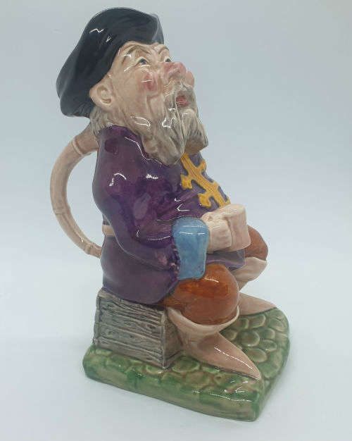 Vintage Melba Ware 'The Tale Teller' Toby Jug H.Wain and sons Stroke-on-Trent England 200x100x155mm