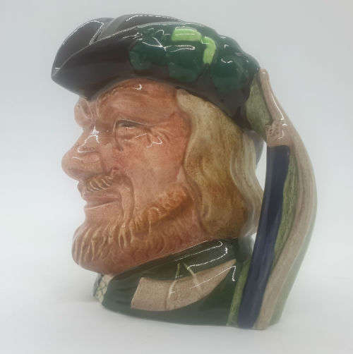 Vintage 1959 Royal Doulton `ROBIN HOOD` D6534 small Toby Jug 100x95x65mm
