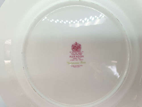 Vintage 1966- Paragon Victoriana Rose - Small Plate 205mm-  fine bone china-never been used