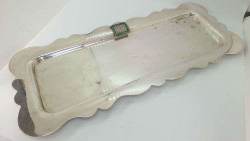 Vintage Transvaal and O.V.S Chamber of Mines Prevention of accidents Trophy Tray 420x172mm