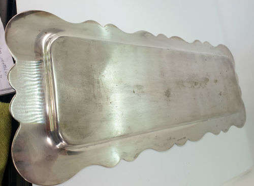 Vintage Transvaal and O.V.S Chamber of Mines Prevention of accidents Trophy Tray 420x172mm