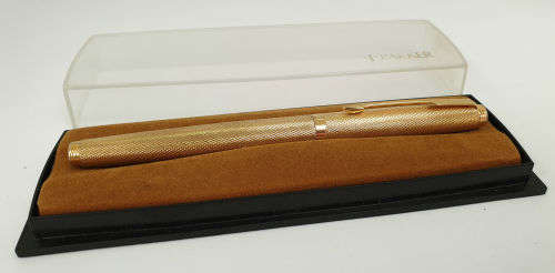 Vintage Parker Fountain Pen with 14k GOLD 585 M Nib made in France - empty ink Cartridge