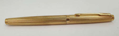 Vintage Parker Fountain Pen with 14k GOLD 585 M Nib made in France - empty ink Cartridge