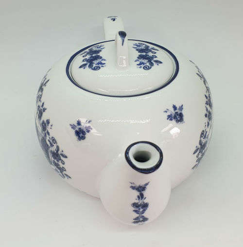 Vintage Blue and white Delft Coffee Pot OUDE MOLEN FABRIEK Holland  150x270x175mm