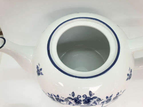 Vintage Blue and white Delft Coffee Pot OUDE MOLEN FABRIEK Holland  150x270x175mm
