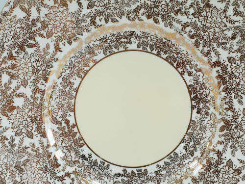 Vintage Colclough Genuine Bone China Cakeplate made in Longton England 230x227mm