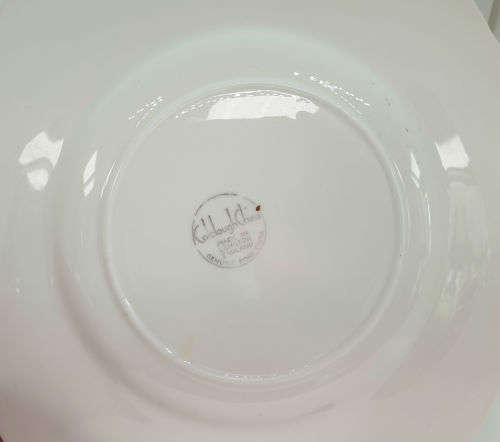 Vintage Colclough Genuine Bone China Cakeplate made in Longton England 230x227mm