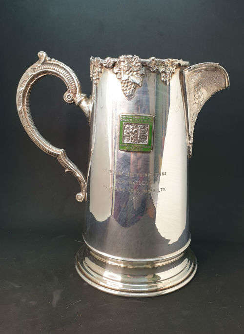 Vintage 1965 Chamber of Mines West Rand Inter-Mines safety competition Trophy Jug  232x245x147mm