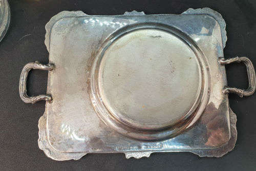 Vintage Chamber of Mines TVL and OVS Prevention of Accidents Committee Butter dish Trophy