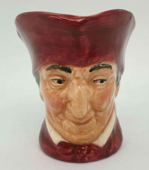 Vintage Royal Doulton miniature character jug `Cardinal`  52x67x48mm