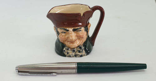 Vintage Royal Doulton miniature character jug `Old Charley`  60x73x52mm