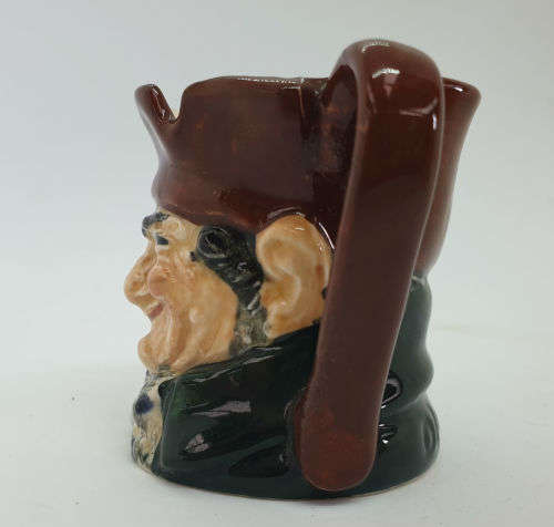 Vintage Royal Doulton miniature character jug `Old Charley`  60x73x52mm