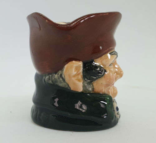Vintage Royal Doulton miniature character jug `Old Charley`  60x73x52mm