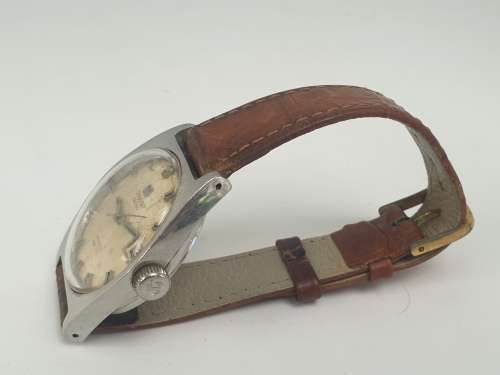 Vintage 1970's Tissot Swiss Automatic PR 516 Automatic Watch -working -date engraved on back