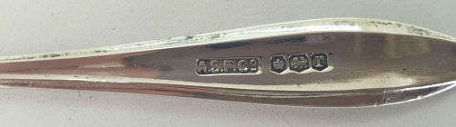 Vintage 1934 Sterling Silver Hallmarked Spoon - England  - 110mm - 11g - Engraved name MONICA