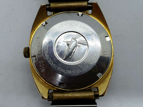 Vintage Pre -owned 1960's Gandino Automatic Watch Swiss Made working and holding time -engraved