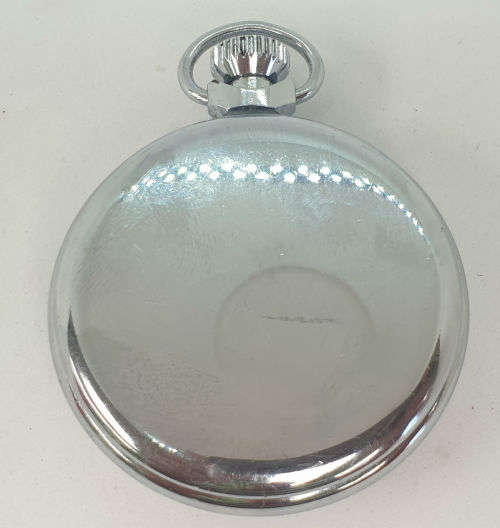 Vintage Smiths Mens Pocket Watch - working - Lens has a crack -Made in England