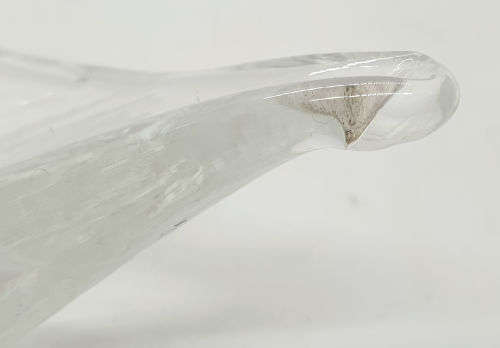 Glass Swan 177x165x65  (could be used as a candy or Jewelry holder)