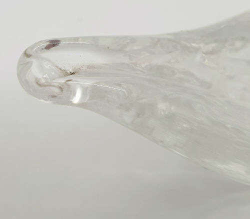 Glass Swan 177x165x65  (could be used as a candy or Jewelry holder)