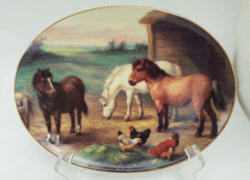 Limited Edition Decorative Plate Davenport Pottery 219x166mm