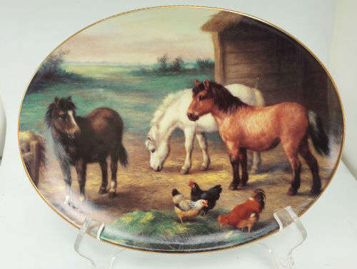 Limited Edition Decorative Plate Davenport Pottery 219x166mm