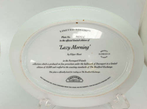 Limited Edition Decorative Plate Davenport Pottery 219x166mm
