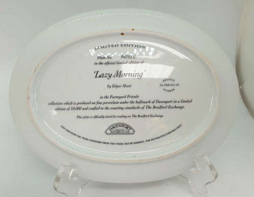 Limited Edition Decorative Plate Davenport Pottery 219x166mm