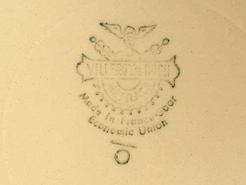 Vintage 1947-1956 Villeroy & Boch Mettlach Made in France-Saar Platter Plate  331mm x308mm