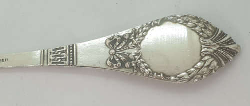 Rare Antique German Hallmarked C.Grebenau SILVER(.800) Cake Fork name Anelise Engraved on it. 42 g