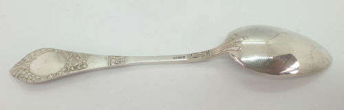Rare Antique German Hallmarked C.Grebenau SILVER(.800) Spoon name Anelise Engraved on it. 47 g