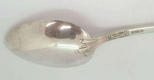 Rare Antique German Hallmarked C.Grebenau SILVER(.800) Spoon name Anelise Engraved on it. 47 g