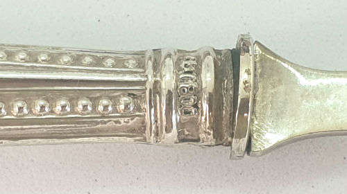 Antique  Forks with Silver (.800) Handles steel is rusted and one broken ..total weight 19gram