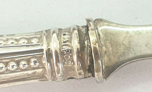 Antique  Forks with Silver (.800) Handles steel is rusted and one broken ..total weight 19gram