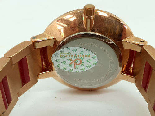 Daniel Klein Premium Ladies Red and Gold Dress Watch Unused - working - no Box